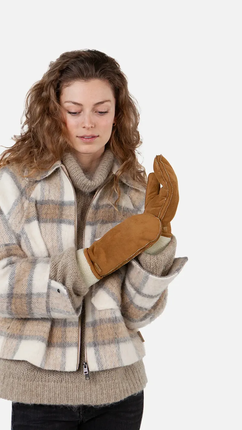 Barts Yokam Mitts Brown-1