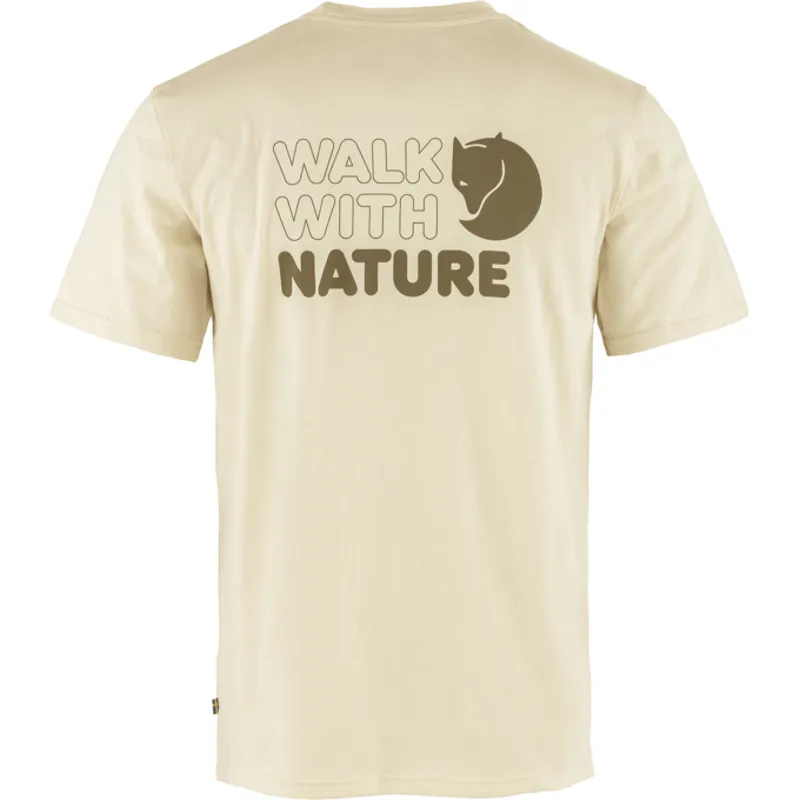 Fjallraven Men's Walk With Nature T-shirt Chalk White-1