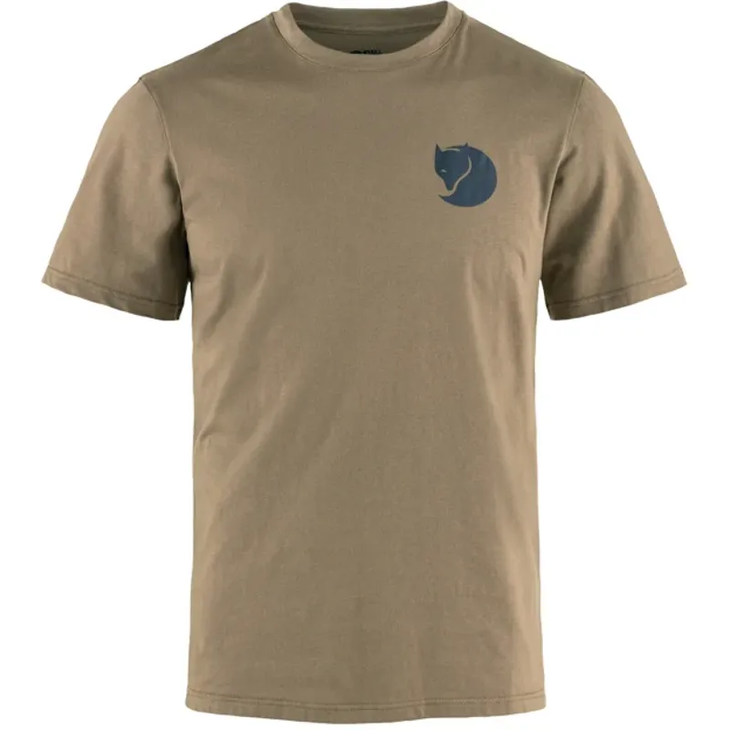 Fjallraven Men's Walk With Nature T-shirt - Suede Brown