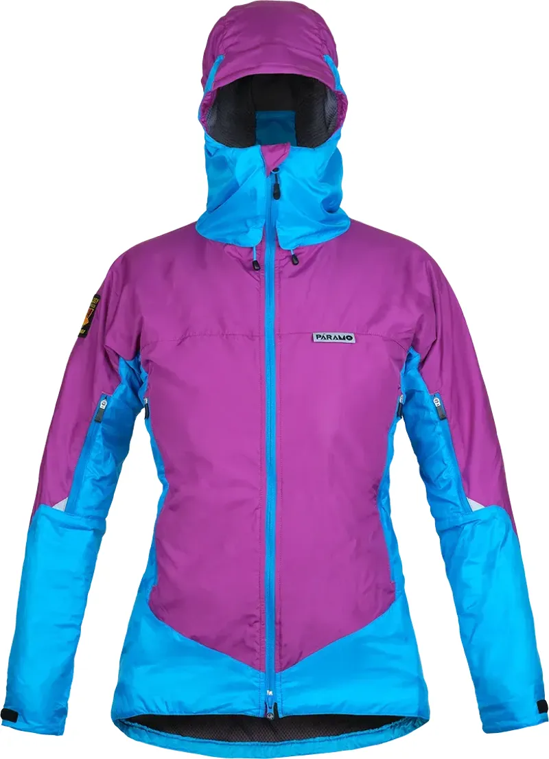 Paramo Women's Velez Jacket Foxglove/Neon Blue-1