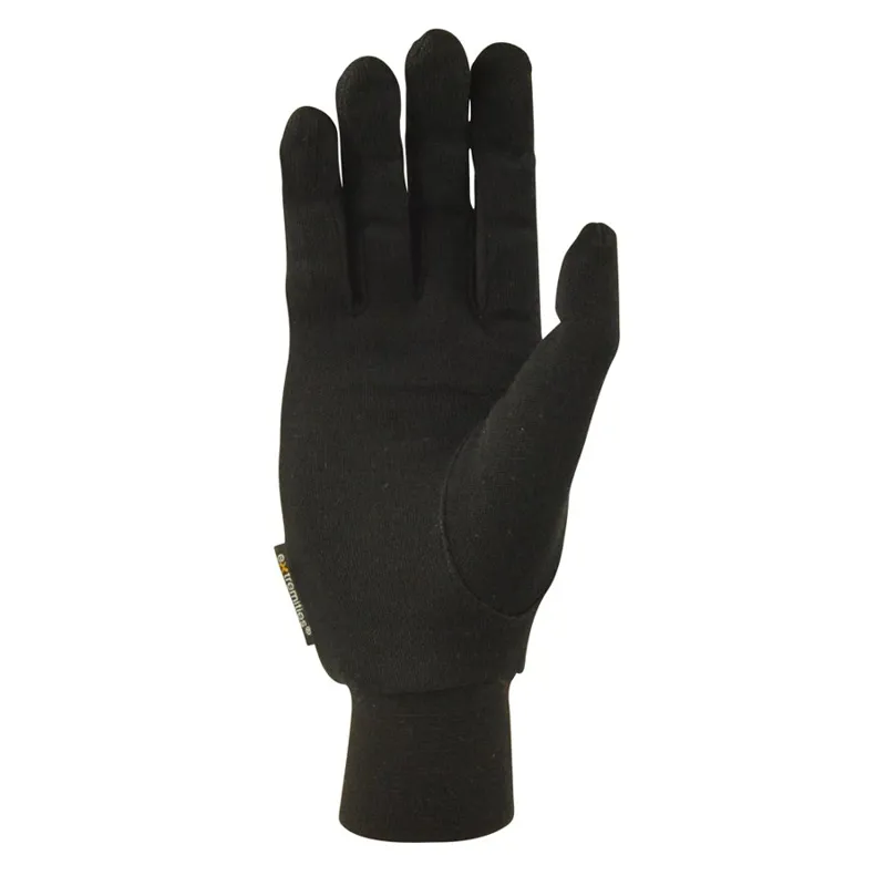 Extremities Silk Liner Glove Black-2