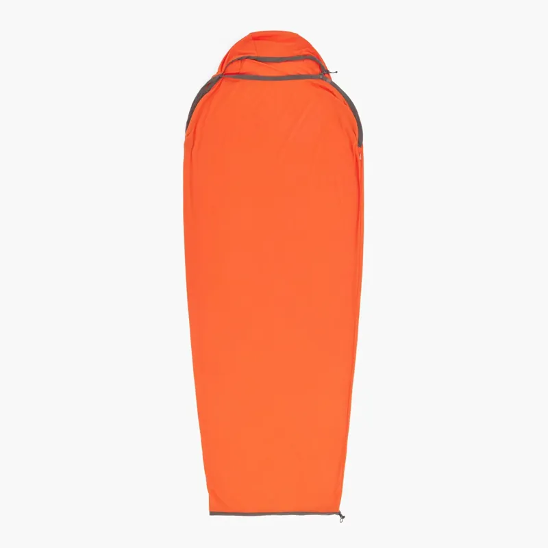 Sea To Summit Reactor Extreme Sleeping Bag Liner - Mummy Standard Spicy Orange-4