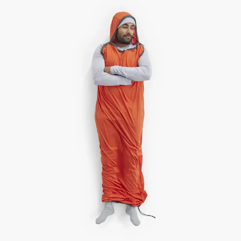 Sea To Summit Reactor Extreme Sleeping Bag Liner - Mummy Standard Spicy Orange-5
