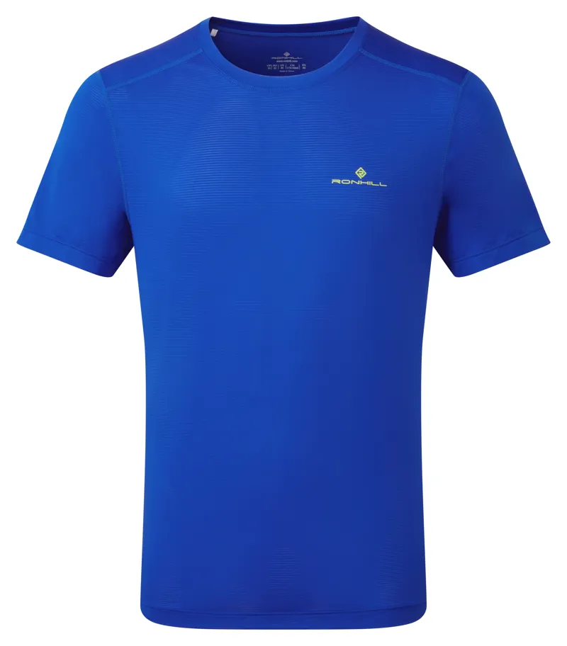 Ronhill M's Tech S/S Tee  Azurite/Citrus