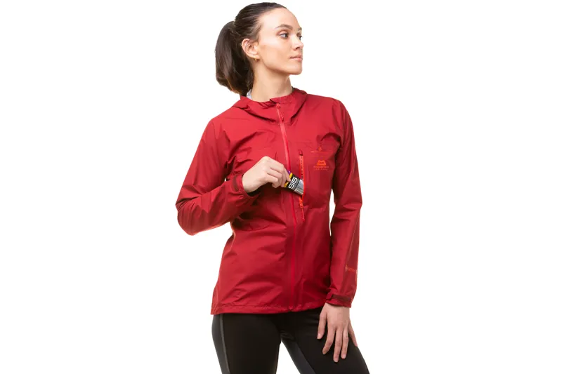 Ronhill Women's Tech Gore-Tex Mercurial Jacket Jam/Flame-4