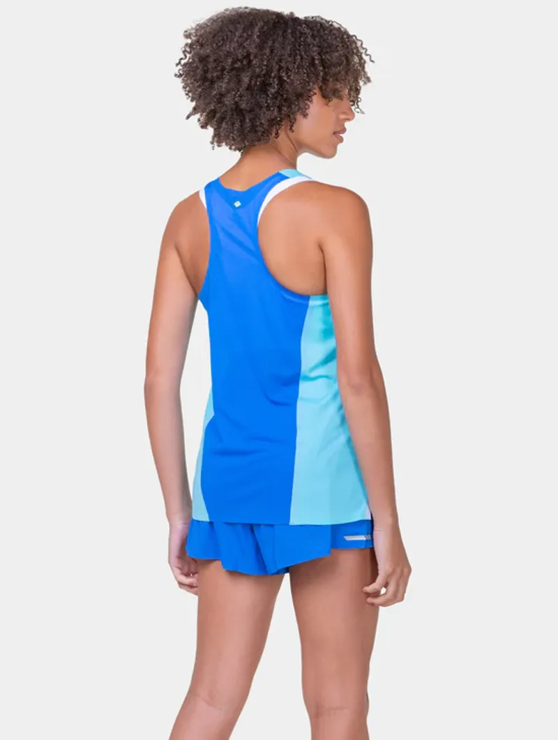 Ronhill Women's Tech Race Vest Aquamint/El Blue-3