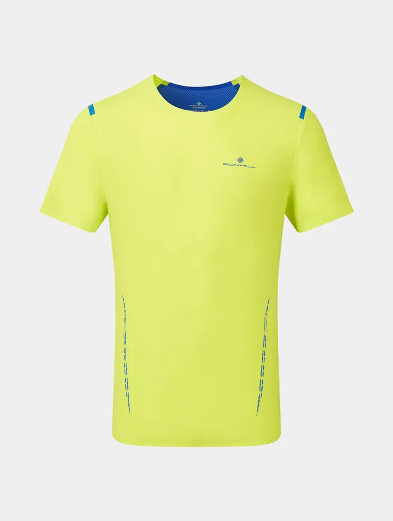 Ronhill Men's Tech Race S/S Tee Citrus/Azurite