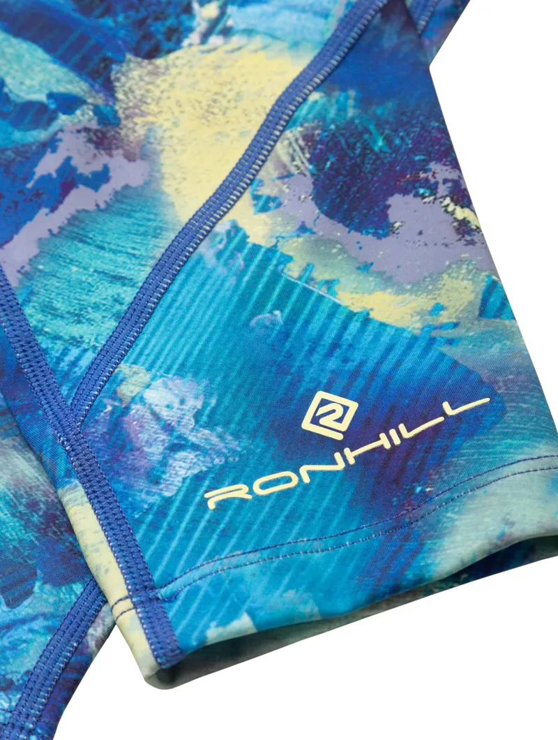 RonHill Women's Tech Crop Tight Blue Summer Haze-7