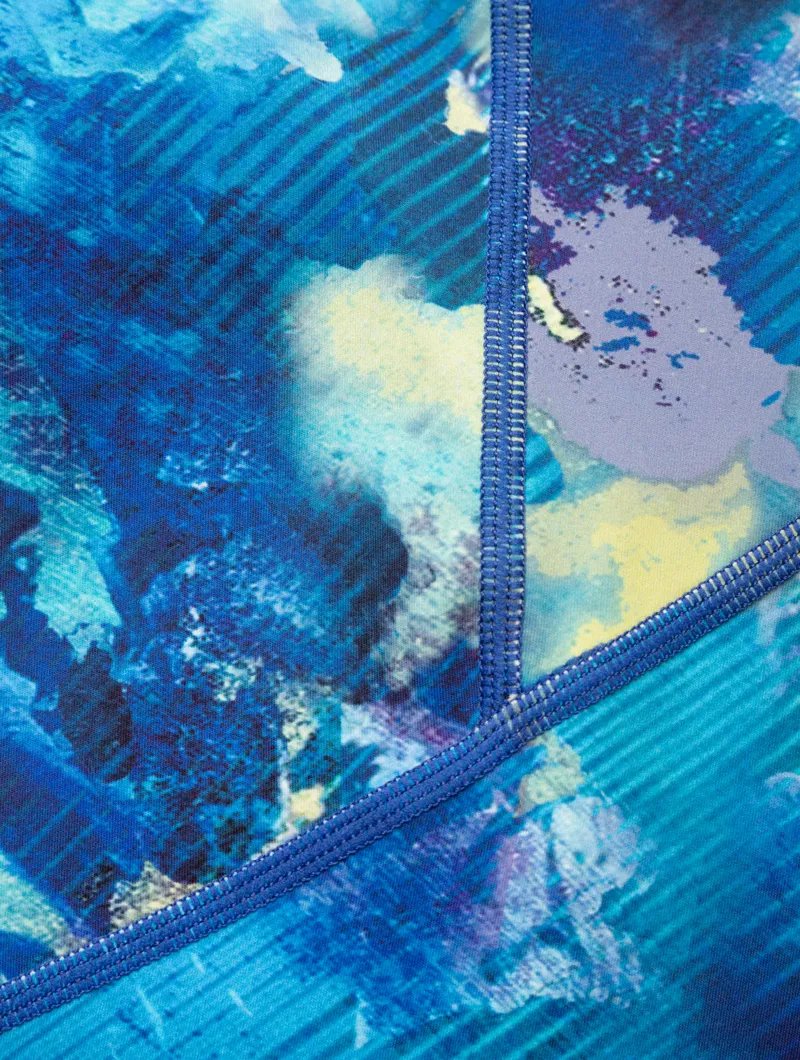 RonHill Women's Tech Crop Tight Blue Summer Haze-8