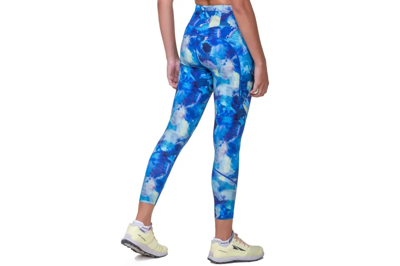 RonHill Women's Tech Crop Tight Blue Summer Haze-4