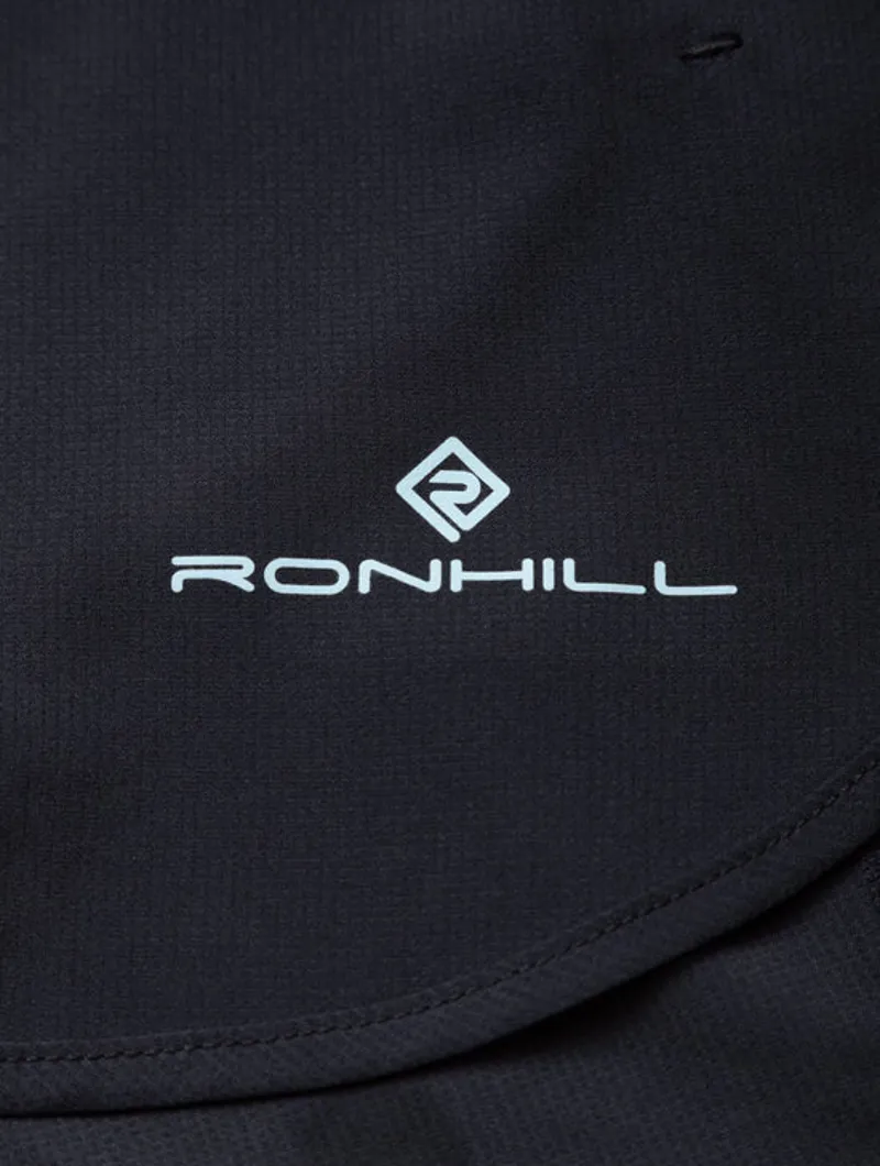 Ronhill Women's Tech 4.5 Short Black/Aquamint-2