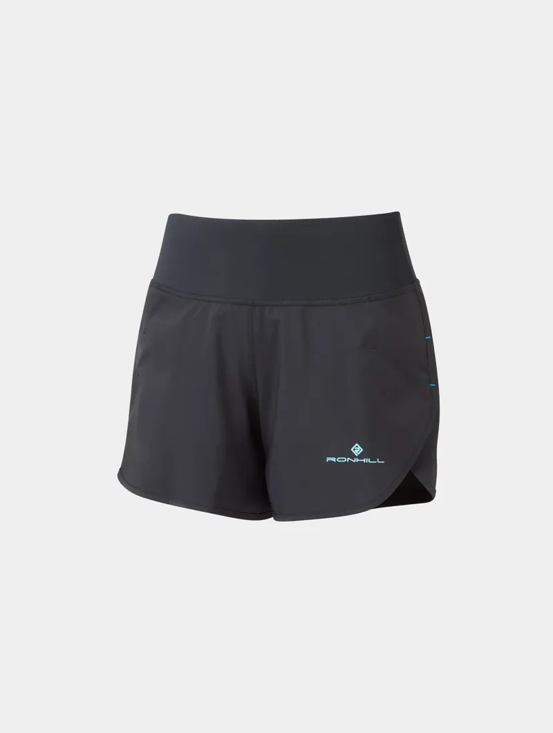 Ronhill Women's Tech 4.5 Short Black/Aquamint