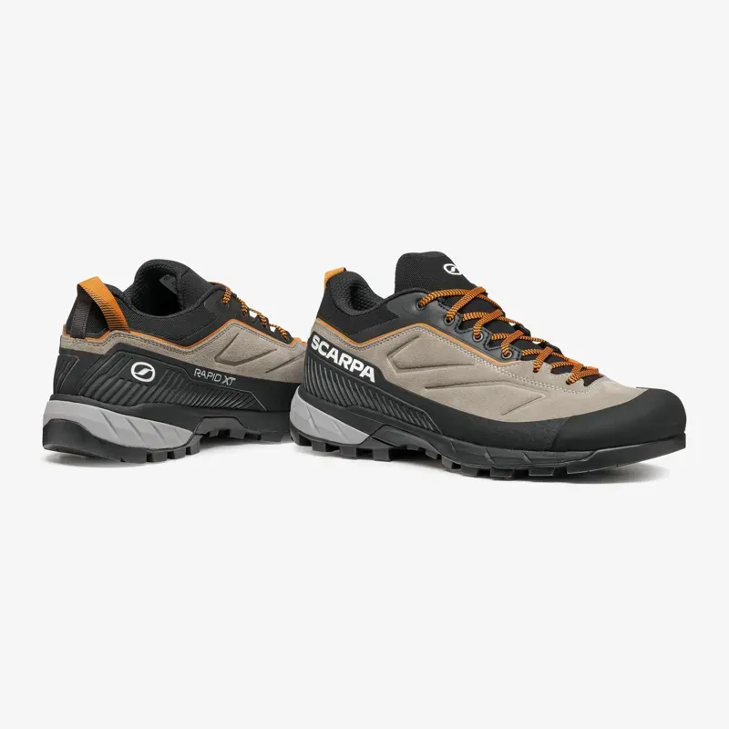 Scarpa Rapid XT Shoe in Taupe/Rust Orange-3