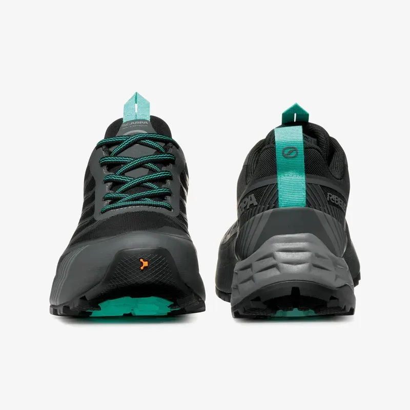 Scarpa Womens Ribelle Run LT WP Trail Running Shoe in Anthracite/Aqua Green-3