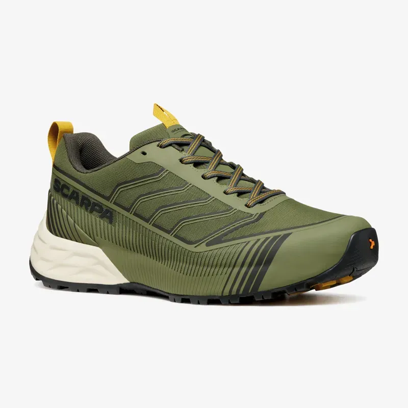 Scarpa Ribelle Run LT WP Running Shoe in Olive/Lemon Curry-1