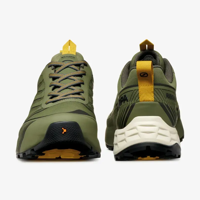Scarpa Ribelle Run LT WP Running Shoe in Olive/Lemon Curry-3