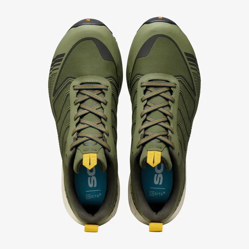 Scarpa Ribelle Run LT WP Running Shoe in Olive/Lemon Curry-4