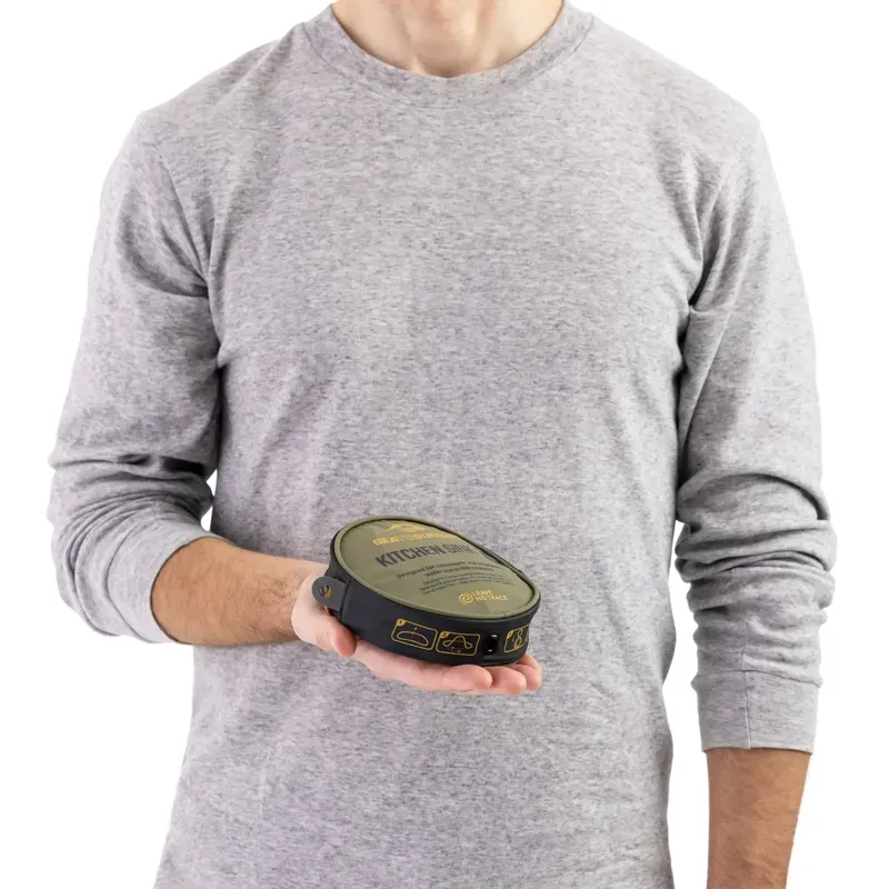 Sea To Summit 10L Kitchen Sink in Burnt Olive-1