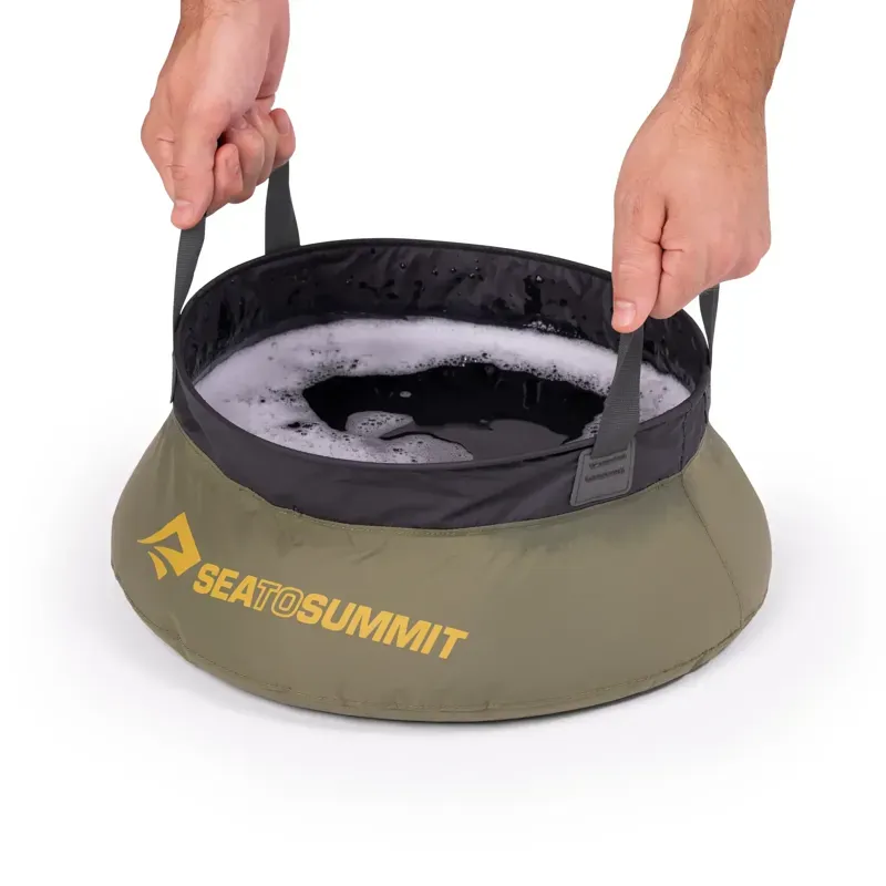 Sea To Summit 10L Kitchen Sink in Burnt Olive-2