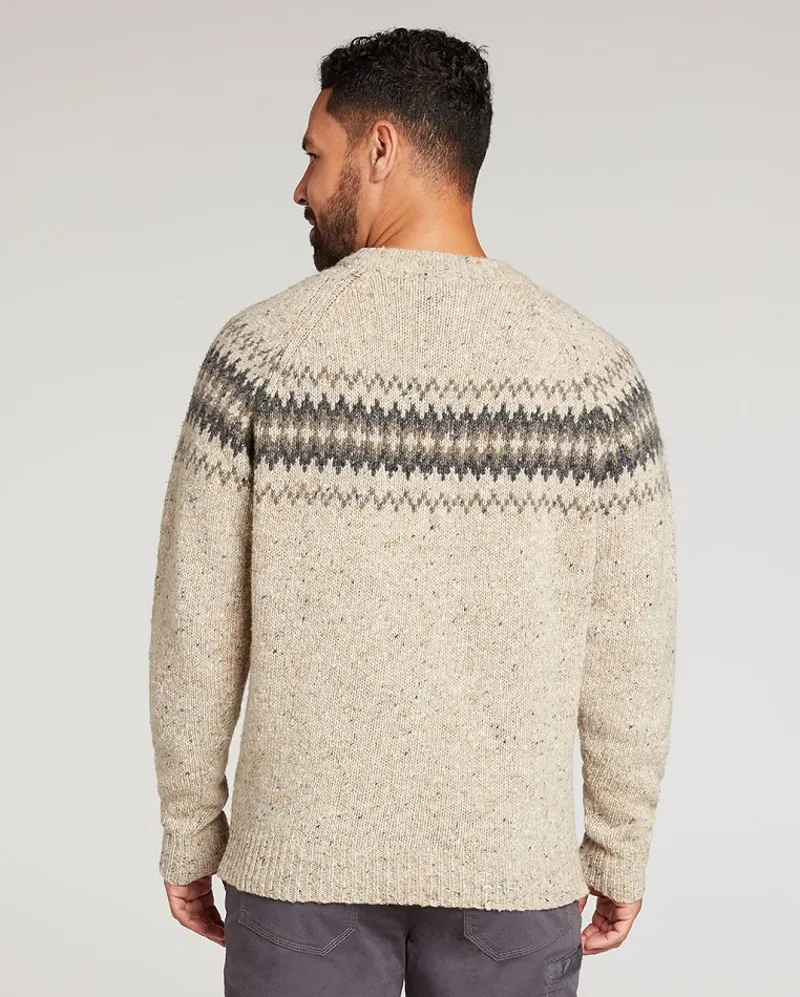 Sherpa Mens Dumji Crew Sweater Chai Tea