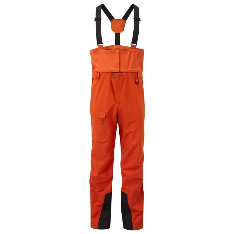 Sherpa Lithang Mens Bib Waterproof Trousers Geelo Clay