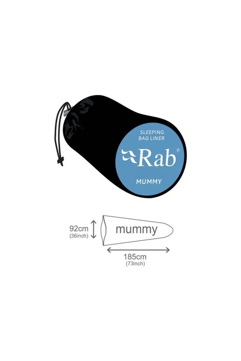 Rab Mummy Silk Liner Assorted Colours-1