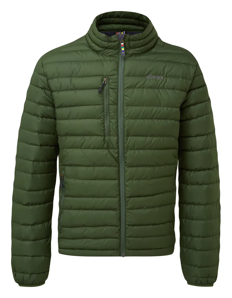 Sherpa Nangpala Mens Down Jacket Mewa Green