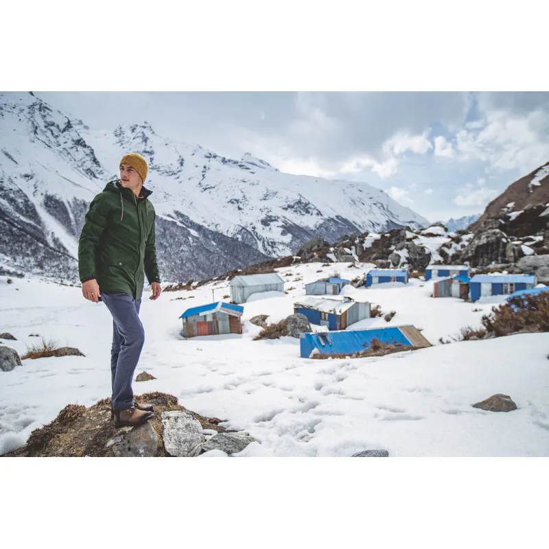 Sherpa Mens Kathmandu Parka Mewa Green-5