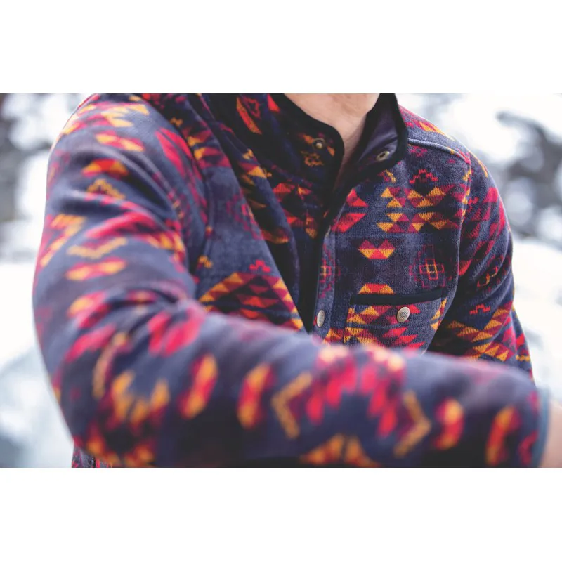 Sherpa Mens Lumbini Pullover Kharani Print