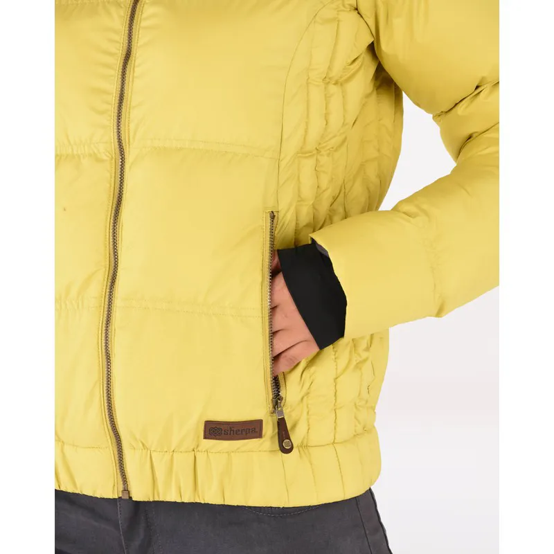 Sherpa Womens Yangzum Jacket Chutney Yellow