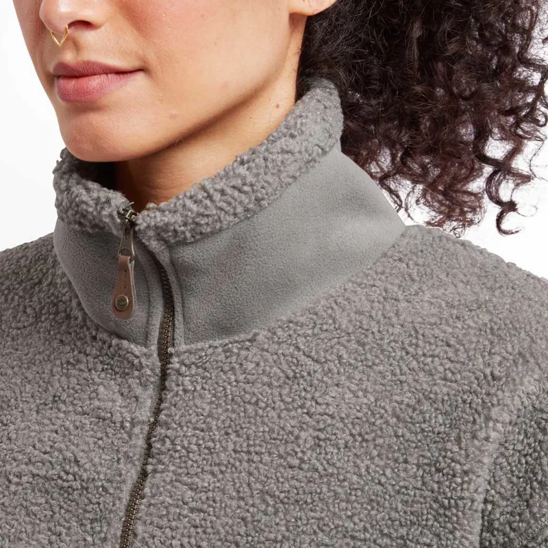 Sherpa Womens Chamlang 1/2-Zip Pullover Monsoon Grey-3