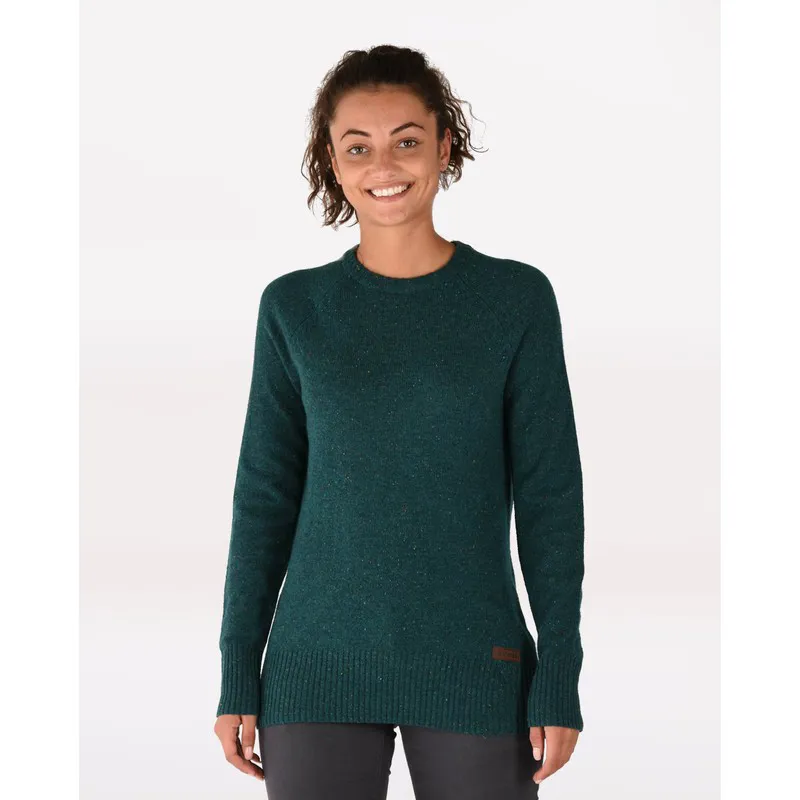 Sherpa Kangtega Womens Crew Sweater Rathna Green-1