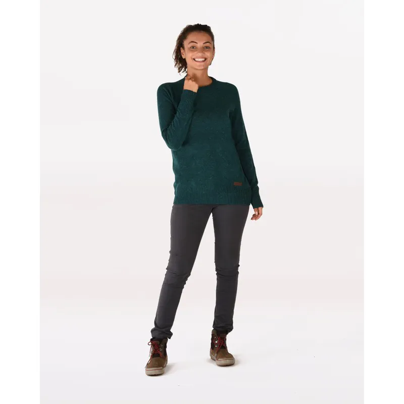 Sherpa Kangtega Womens Crew Sweater Rathna Green-3