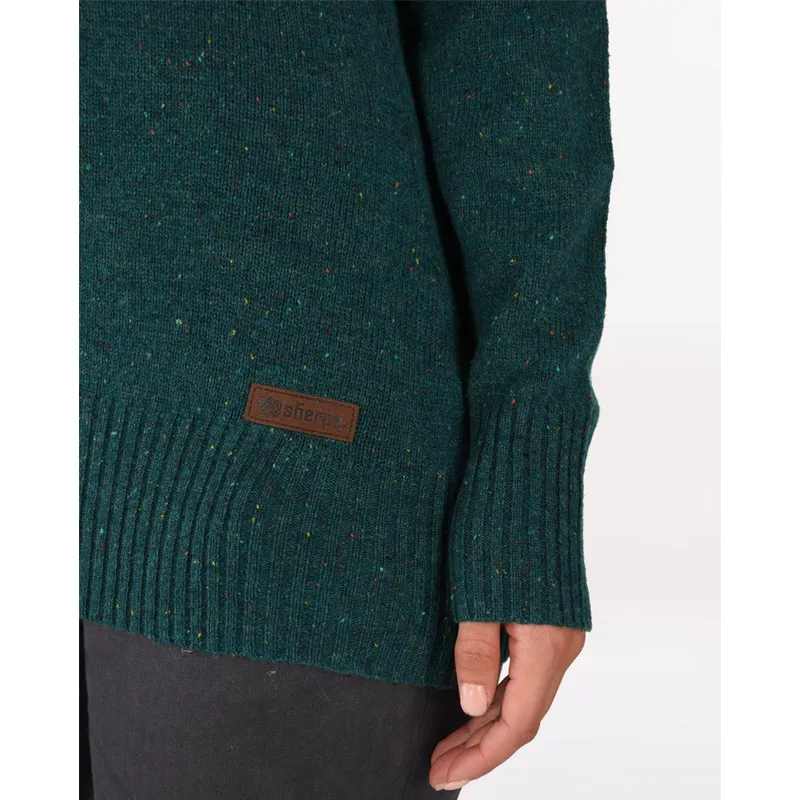 Sherpa Kangtega Womens Crew Sweater Rathna Green-4