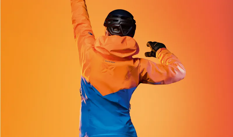 Mammut Mens Nordwand Pro Hardshell Overall Ice/Sunrise-2