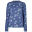 Sherpa Womens Gita Pullover Neelo Blue Floral