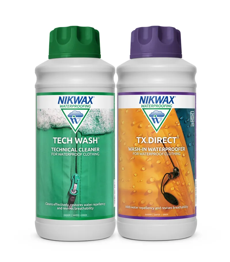 Nikwax Tech Wash/TX Direct Twin Pack 1 Litre