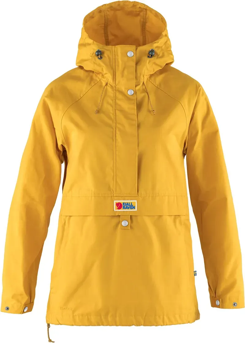 Fjallraven Vardag Womens Anorak in Mustard Yellow