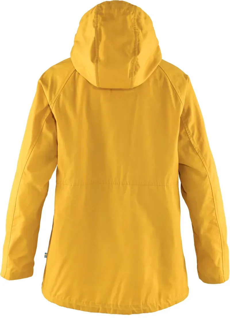 Fjallraven Vardag Womens Anorak in Mustard Yellow-1