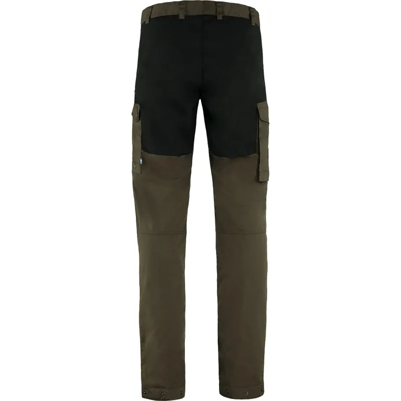 Fjällräven Mens Vidda Pro Trousers Dark Olive-Black-1