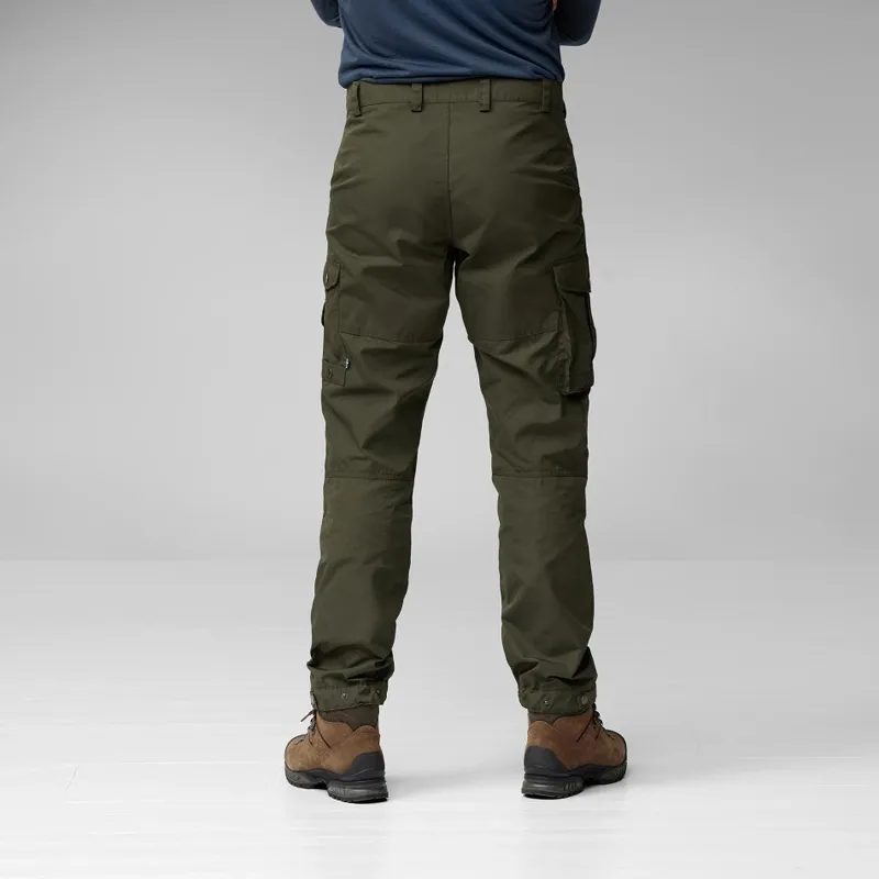 Fjällräven Mens Vidda Pro Trousers Dark Olive-Black-3