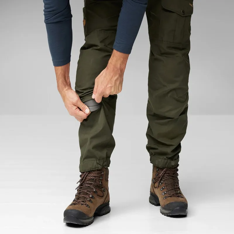 Fjällräven Mens Vidda Pro Trousers Dark Olive-Black-5