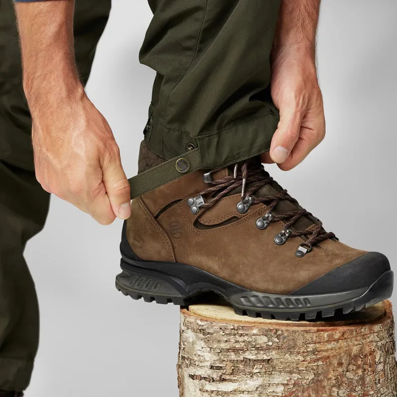 Fjällräven Mens Vidda Pro Trousers Dark Olive-Black-6