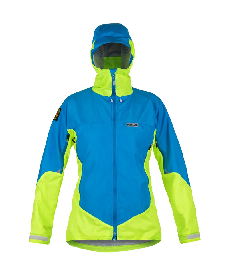 Paramo Women's Velez Jacket Neon Blue/Hi Vis Yellow-2