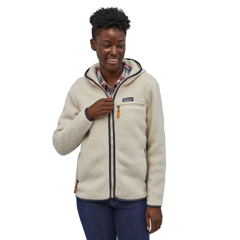Patagonia Retro Pile Women's Fleece Hoody in Pelican-1