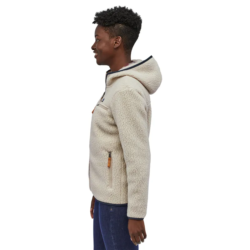 Patagonia Retro Pile Women's Fleece Hoody in Pelican-5