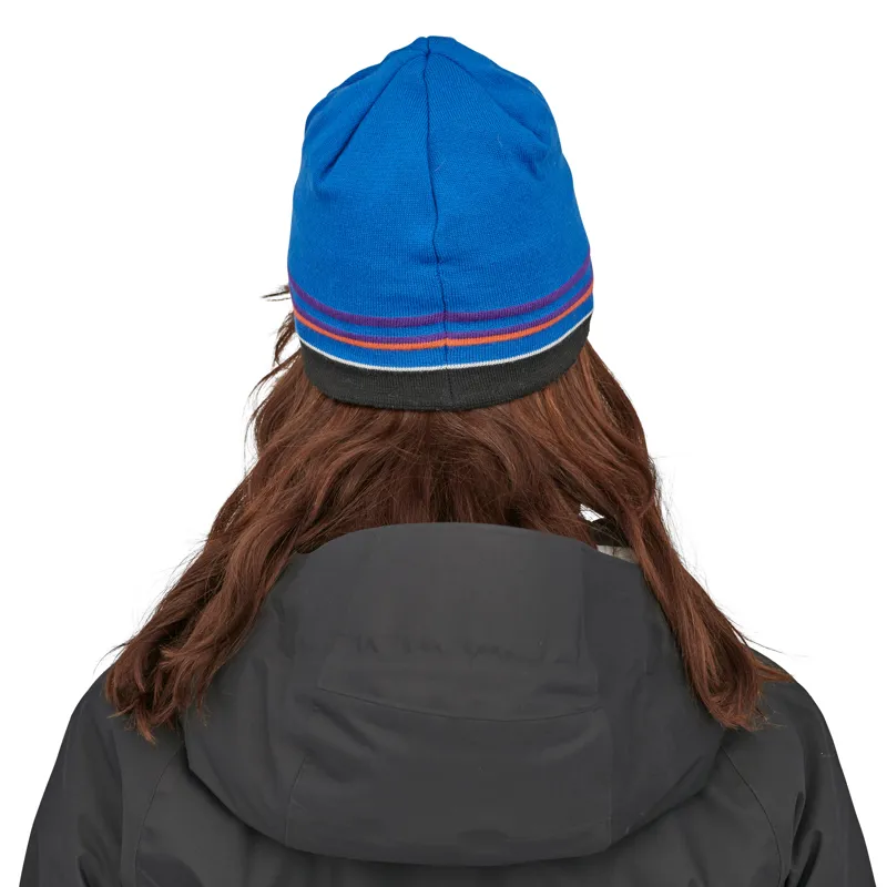 Patagonia Beanie Hat in Classic Fitz Roy: Andes Blue-2