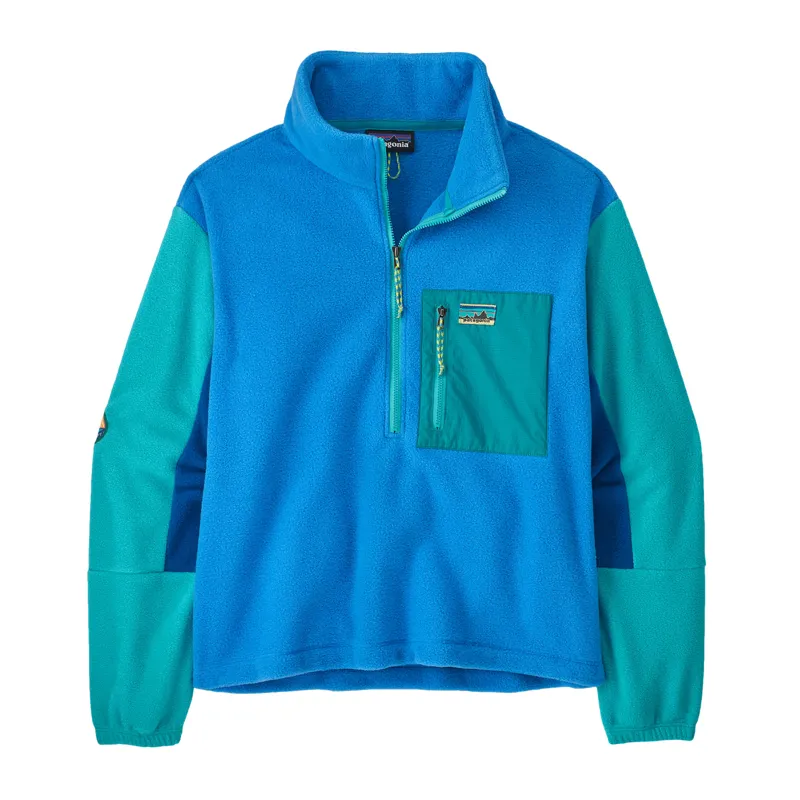 Patagonia Microdini 1/2 Zip Women's Pullover in Vessel Blue