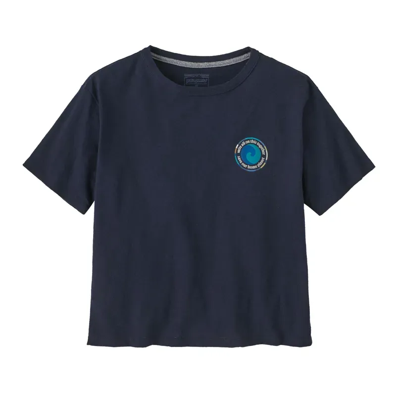 Patagonia Women's Unity Fitz Easy-Cut Responsibili-Tee in New Navy-1