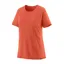 Patagonia Womens' Capilene Cool Daily Shirt in Pimento Red - Coho Coral X-Dye